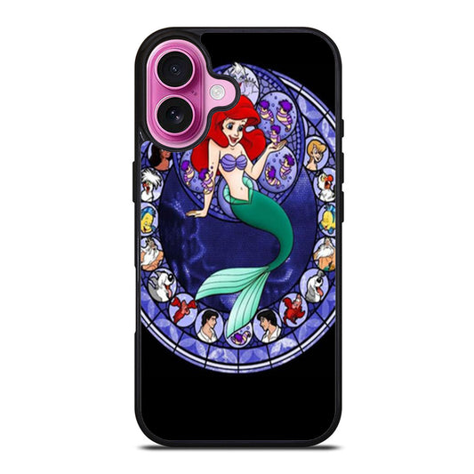Ariel the Little Mermaid Stained Glass iPhone Case Cover