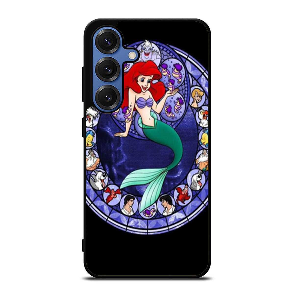 Ariel the Little Mermaid Stained Glass Samsung S25 Ultra Case