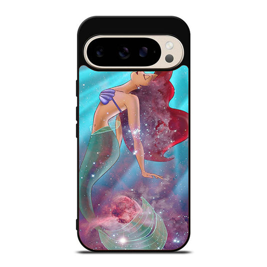 Ariel the Little Mermaid on Galaxy Nebula Google Pixel 9 Pro Case