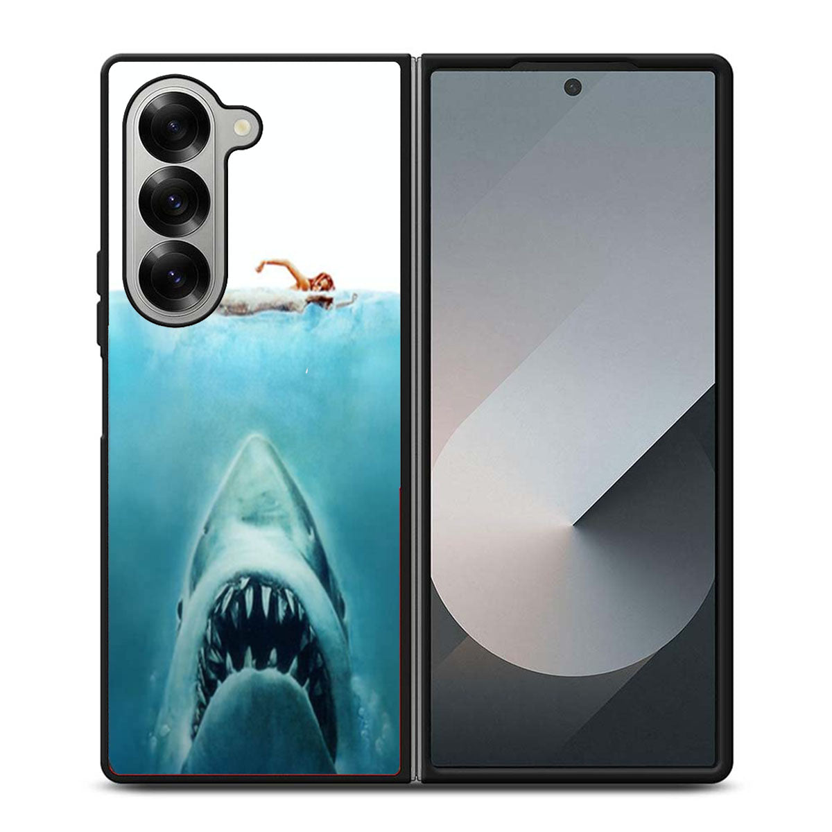 Ariel vs Shark Jaws Samsung Z Fold 6 Case
