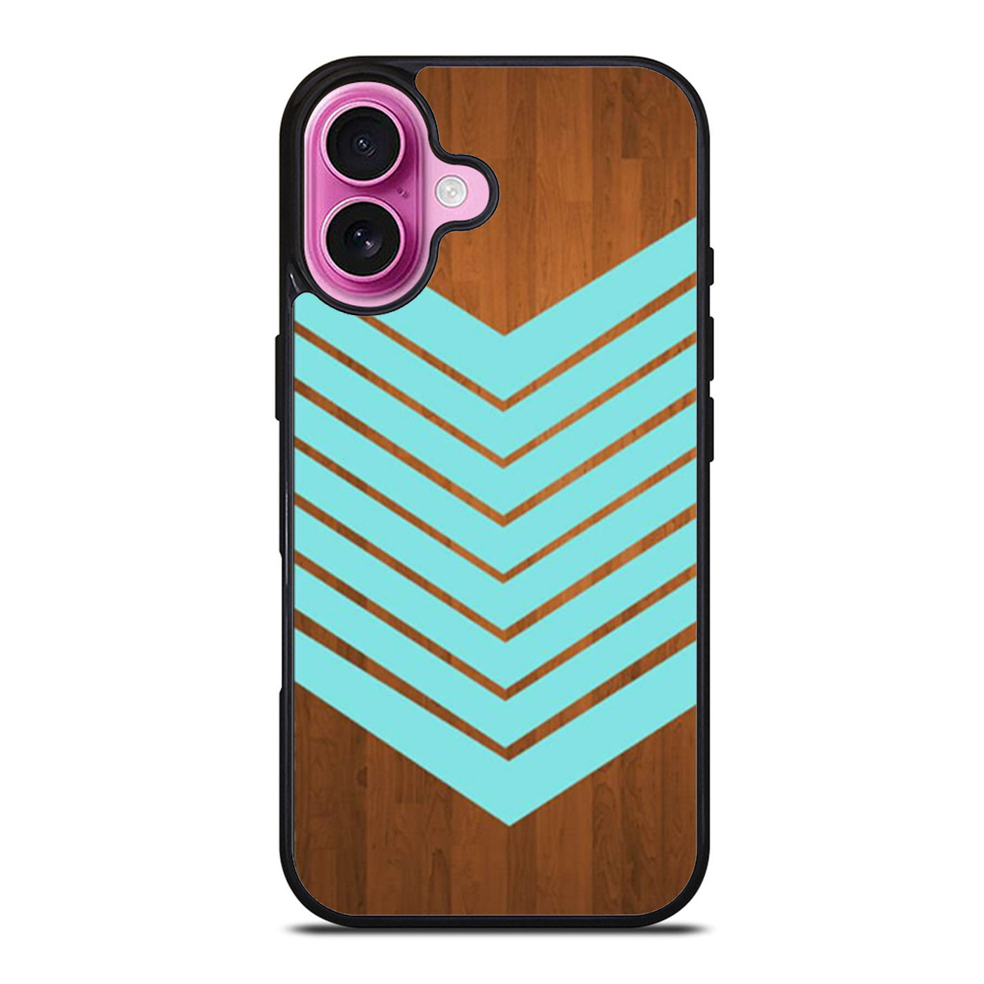 Arrow Blue Teal Wood iPhone Case Cover