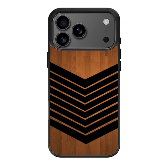 Arrow Teal Wood Black iPhone 17 Pro Max Case