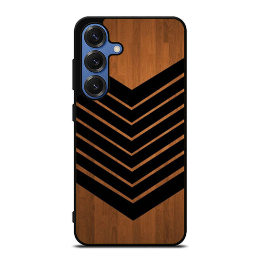 Arrow Teal Wood Black Samsung S25 Ultra Case