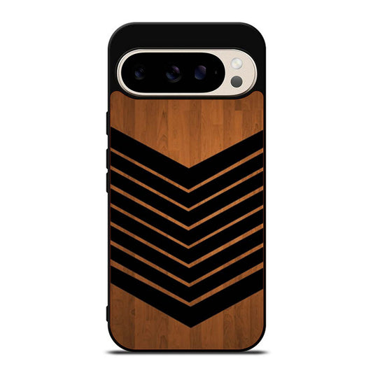 Arrow Teal Wood Black Google Pixel 9 Pro Case
