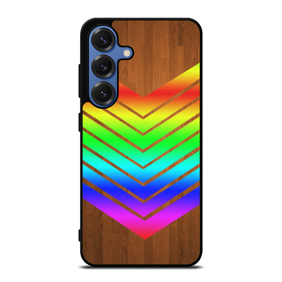 Arrow Teal Wood Rainbow Samsung S25 Ultra Case