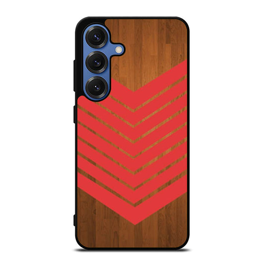 Arrow Teal Wood Red Samsung S25 Ultra Case