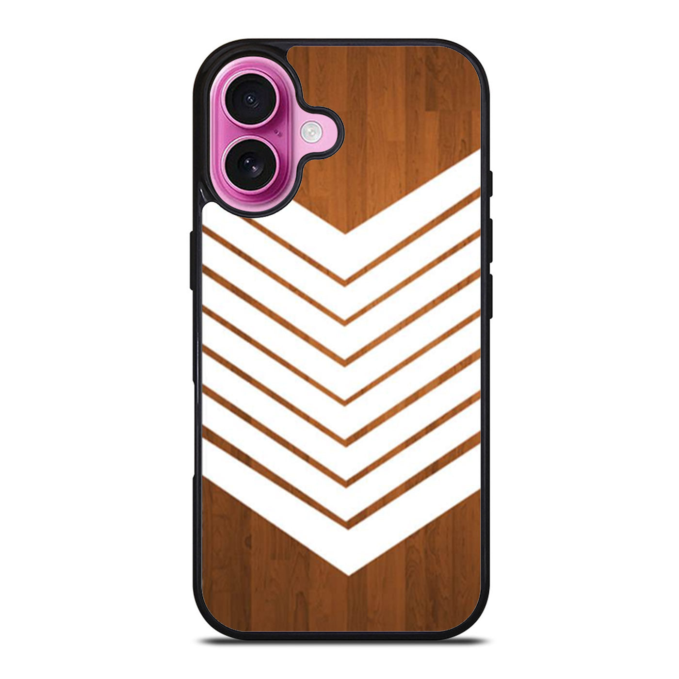 Arrow Teal Wood White iPhone Case Cover
