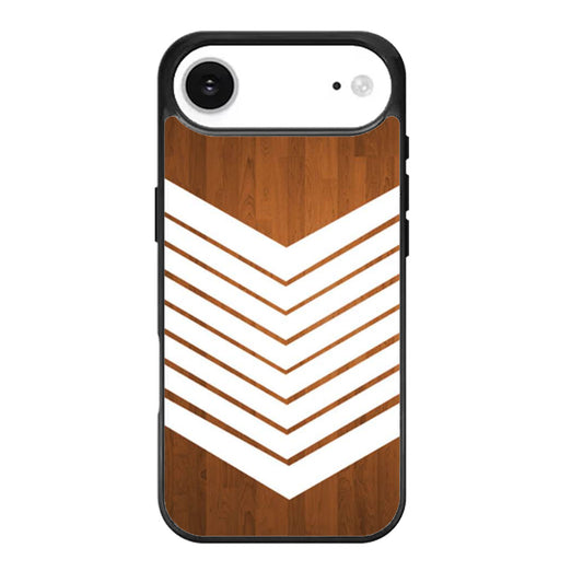 Arrow Teal Wood White iPhone Air Case