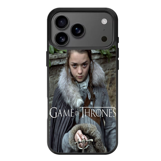 Arya Stark game of thronewinter is coming iPhone 17 Pro Max Case