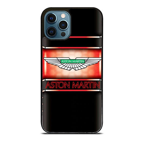 Aston Martin Red Logo iPhone 14 Pro Max Case