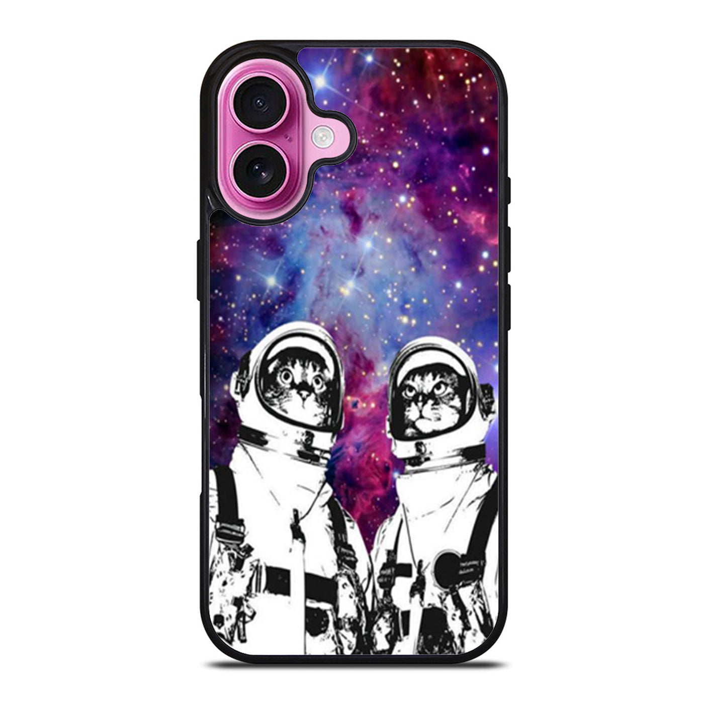 Astronaut Cat Galaxy Space Nebula iPhone Case Cover