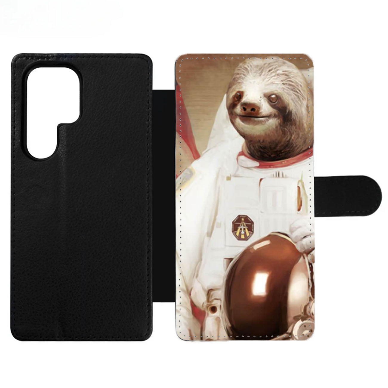 Astronaut Sloth Wallet Samsung Case