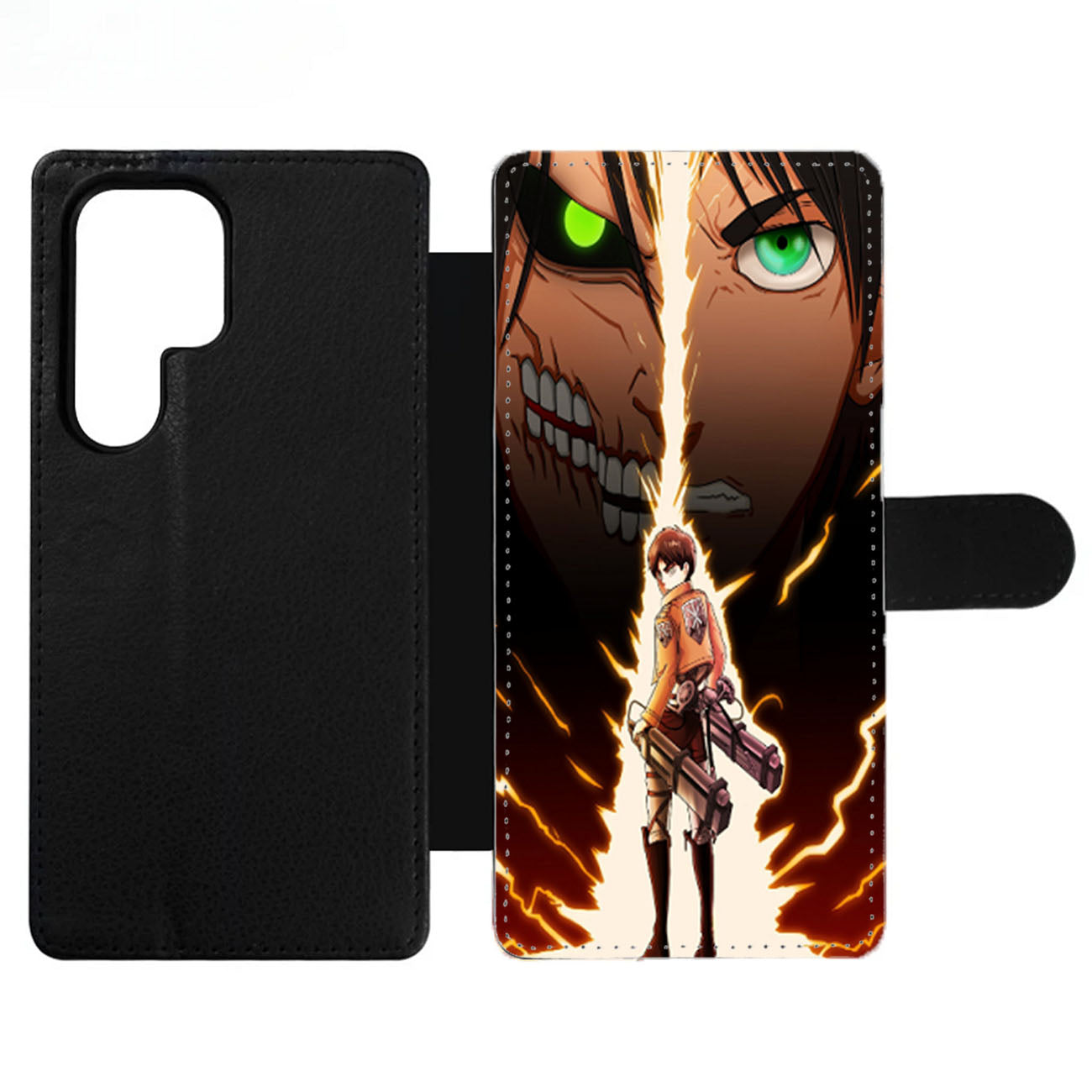 Attack On Titan Eren Yeager Wallet Samsung Case