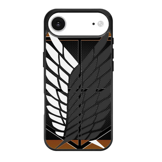 Attack On Titan Logo Carbon Custom iPhone Air Case