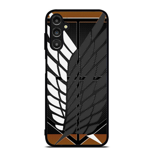 Attack On Titan Logo Carbon Custom Samsung A16 Case