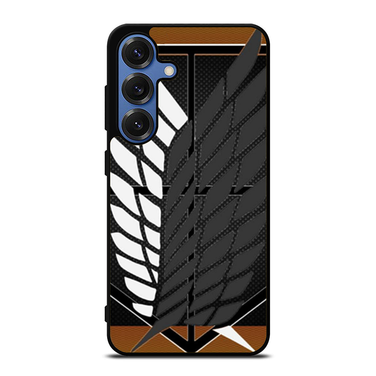 Attack On Titan Logo Carbon Custom Samsung S25 Ultra Case