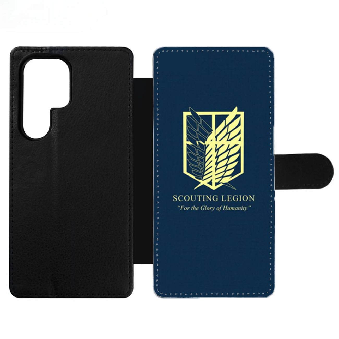 Attack On Titans Scouting Legion Design Wallet Samsung Case
