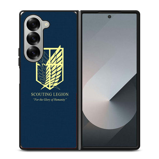 Attack On Titans Scouting Legion Design Samsung Z Fold 6 Case
