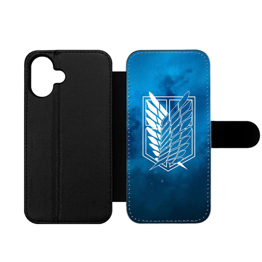 Attack on Blue Wallet iPhone Case
