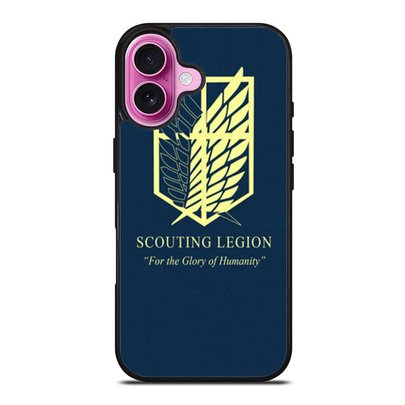 Attack on Titan Scouting Legion Blue iPhone Case Cover