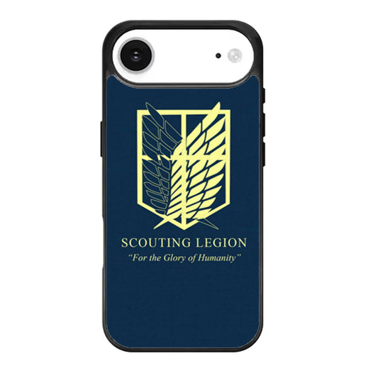 Attack on Titan Scouting Legion Blue iPhone Air Case