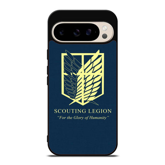 Attack on Titan Scouting Legion Blue Google Pixel 9 Pro Case