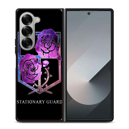 Attack on Titan Stationary Guard Samsung Z Fold 6 Case