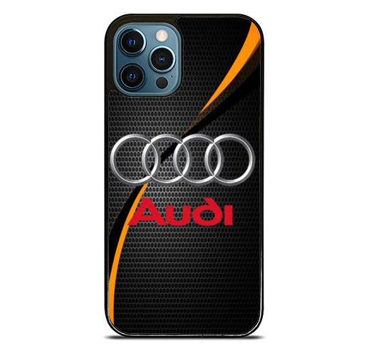 Audi Logo Cool Carbon iPhone 14 Pro Max Case