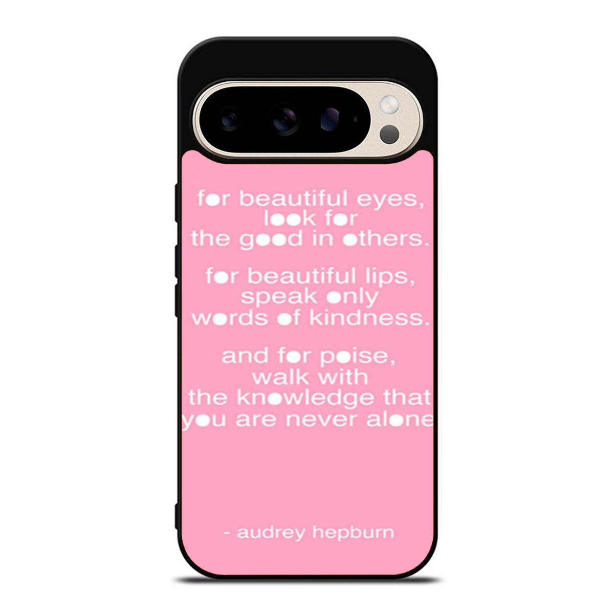 Audrey Hepburn Quote Pink Eye Google Pixel 9 Pro Case