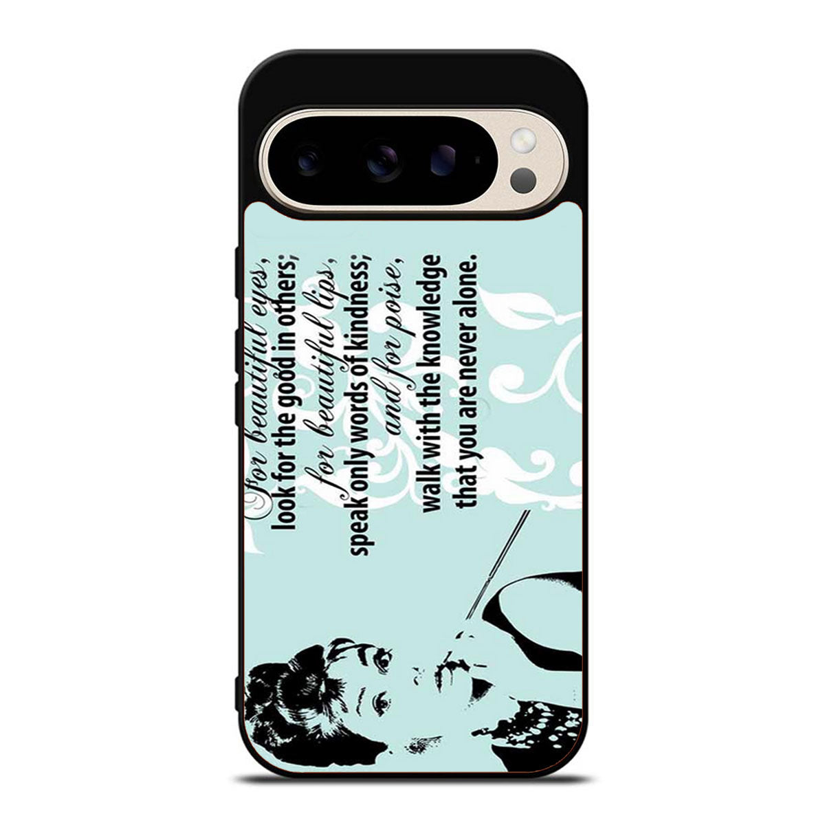 Audrey Hepburn Quoter Beautiful Eyes Google Pixel 9 Pro Case