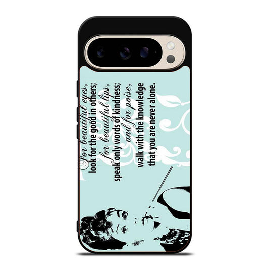 Audrey Hepburn Quoter Beautiful Eyes Google Pixel 9 Pro Case