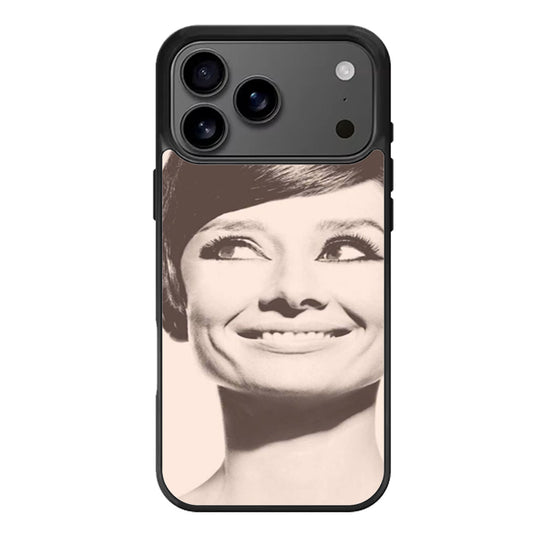 Audrey Hepburn Smile iPhone 17 Pro Max Case