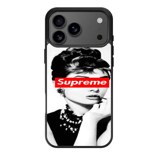 Audrey Hepburn Supreme iPhone 17 Pro Max Case