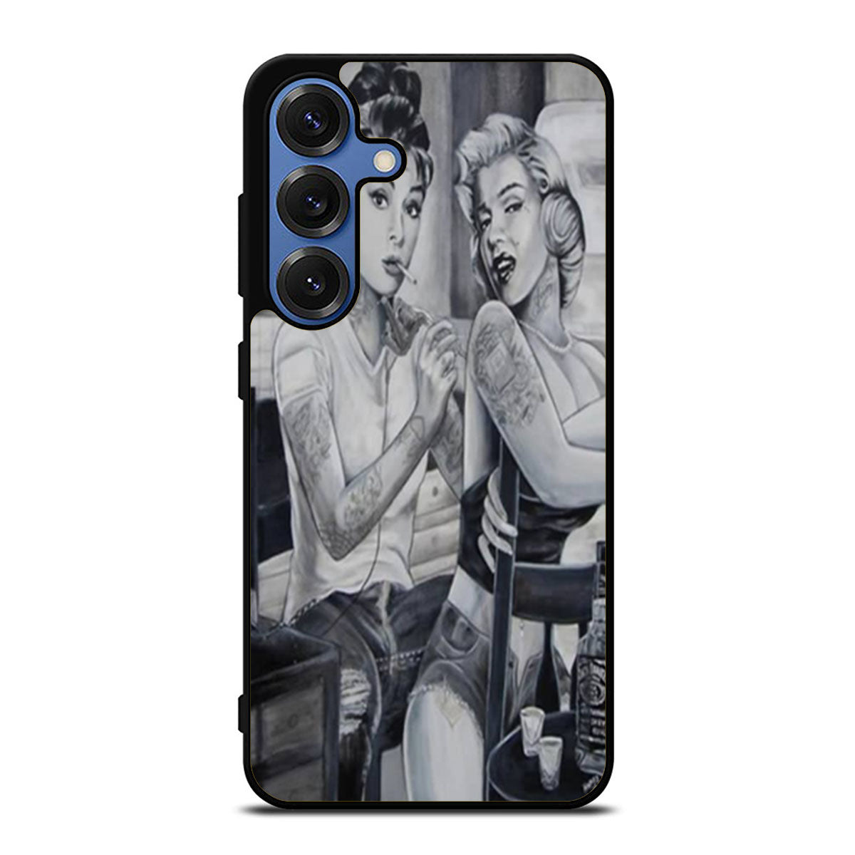Audrey Hepburn and Marilyn Monroe Samsung S25 Ultra Case