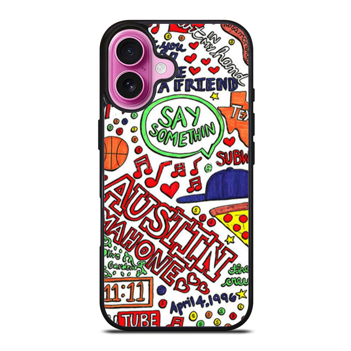 Austin Mahone Collage Art iPhone Case Cover