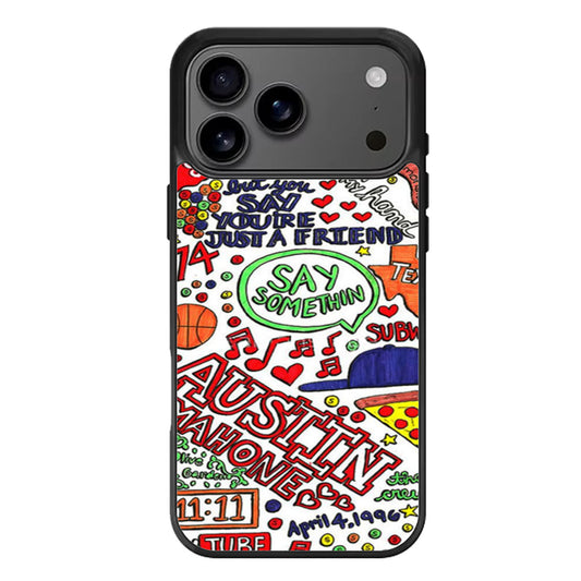 Austin Mahone Collage Art iPhone 17 Pro Max Case