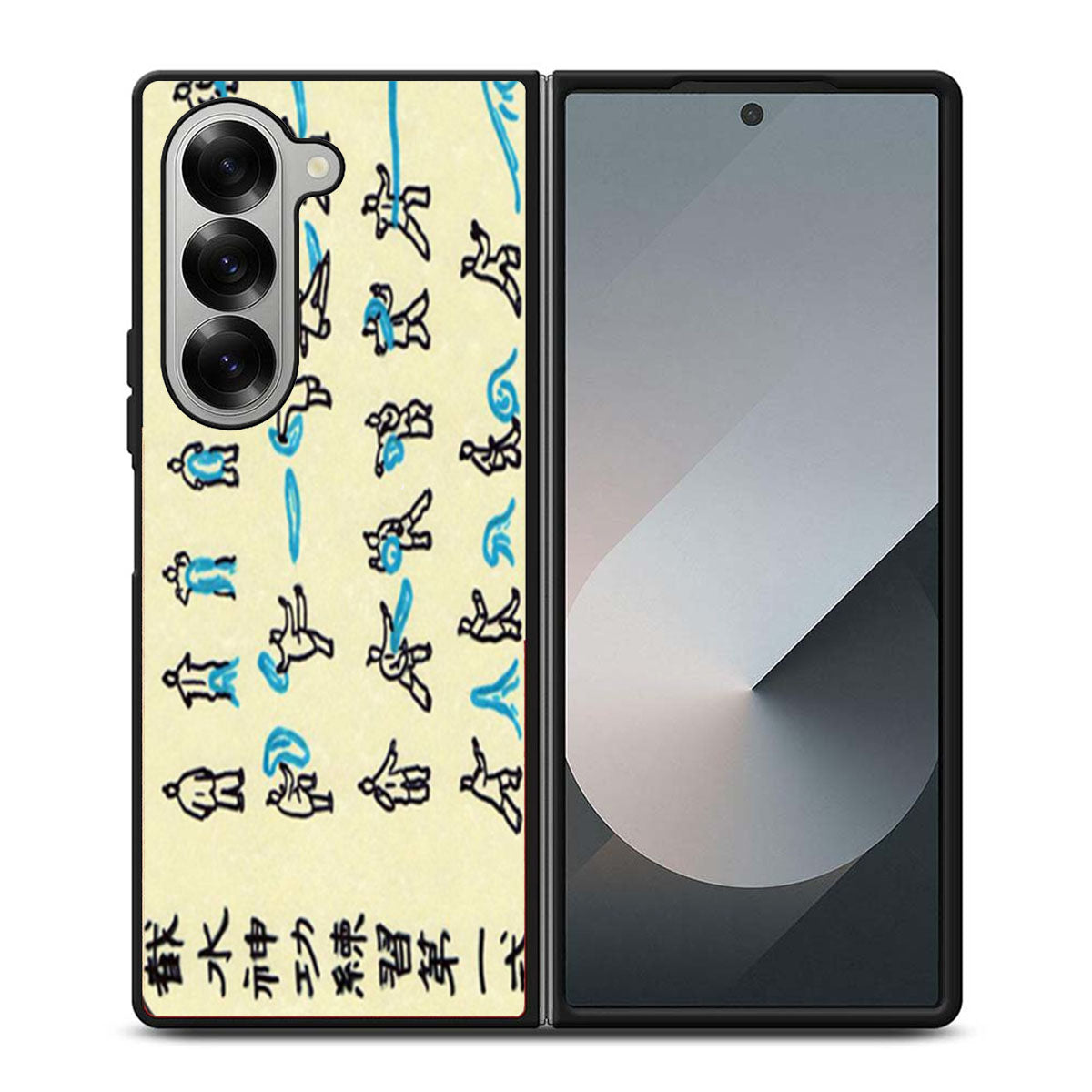 Avatar Water Scroll Bending Samsung Z Fold 6 Case