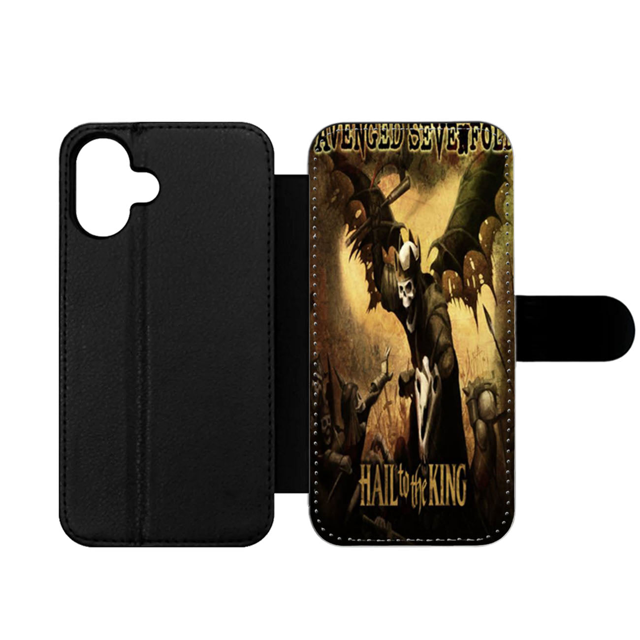 Avenged Sevenfold Hail To The King Cover Wallet iPhone Case