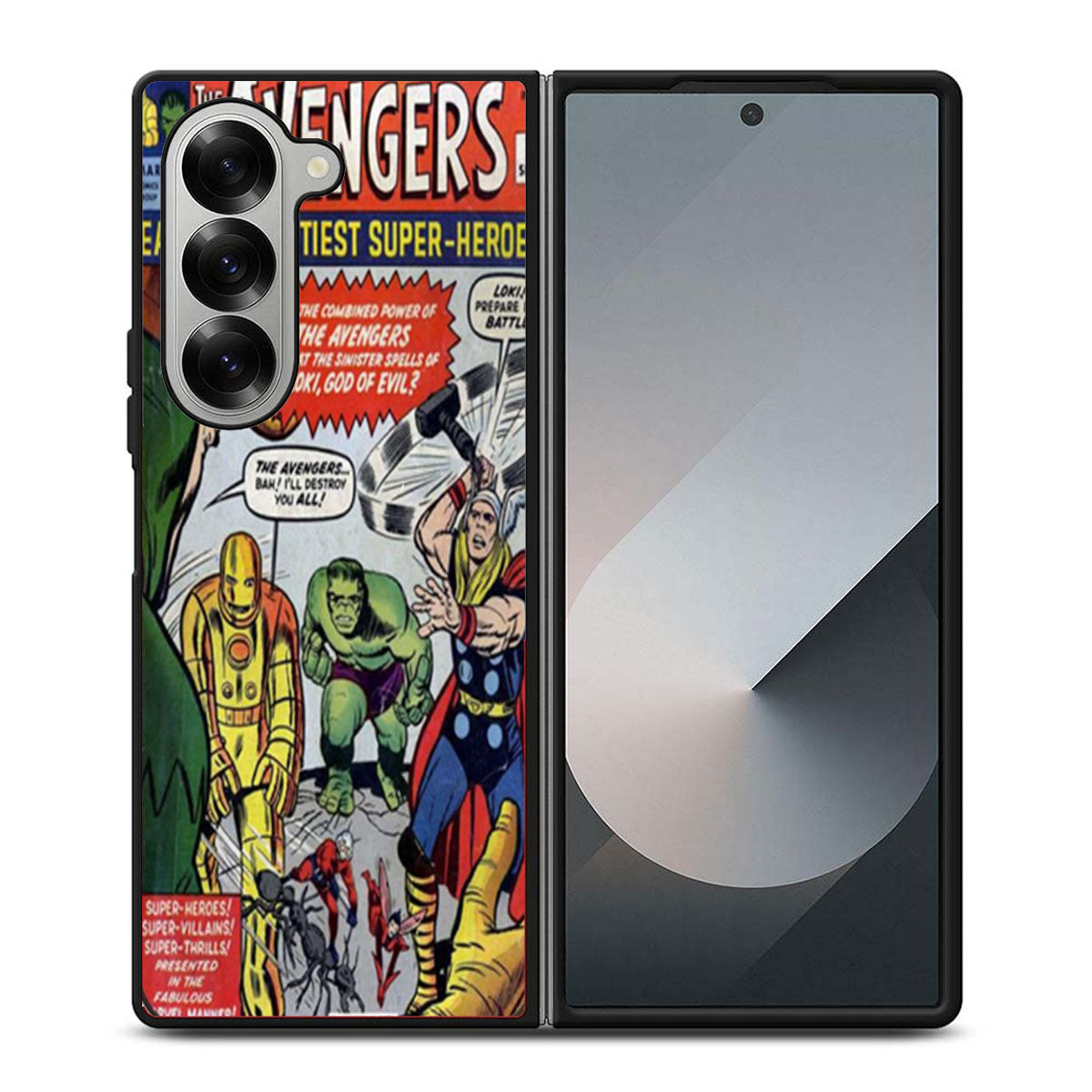 Avengers Comic Samsung Z Fold 6 Case