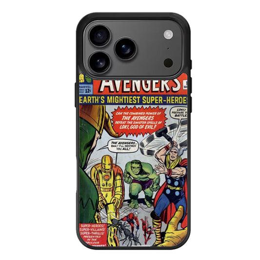 Avengers Comic iPhone 17 Pro Max Case
