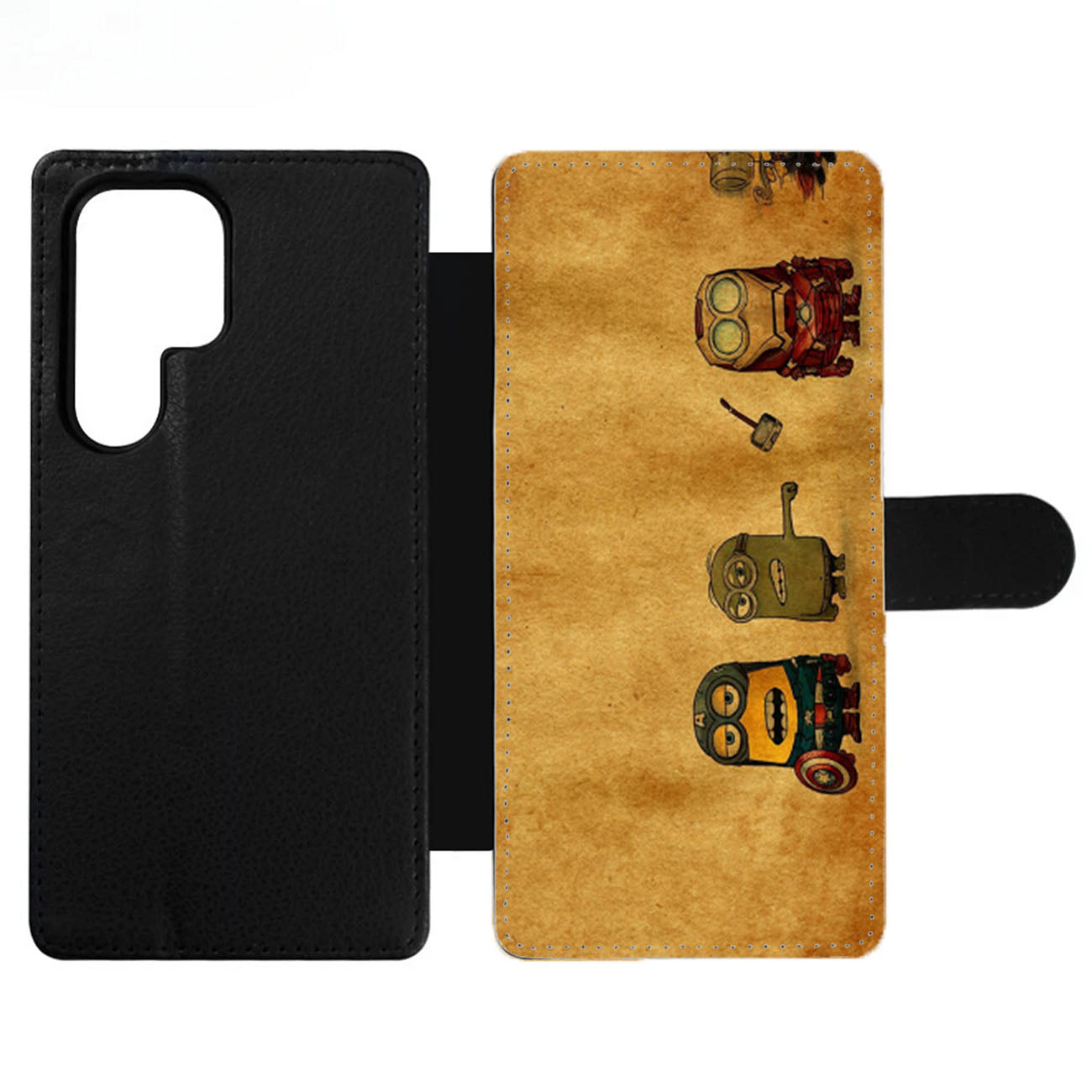 Avengers Minions Wallet Samsung Case