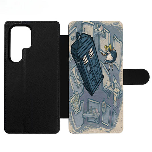 Awesome Disney Princess Doctor Who Mashup Wallet Samsung Case