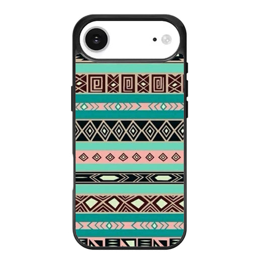 Aztec Blue Tribal Pattern iPhone Air Case