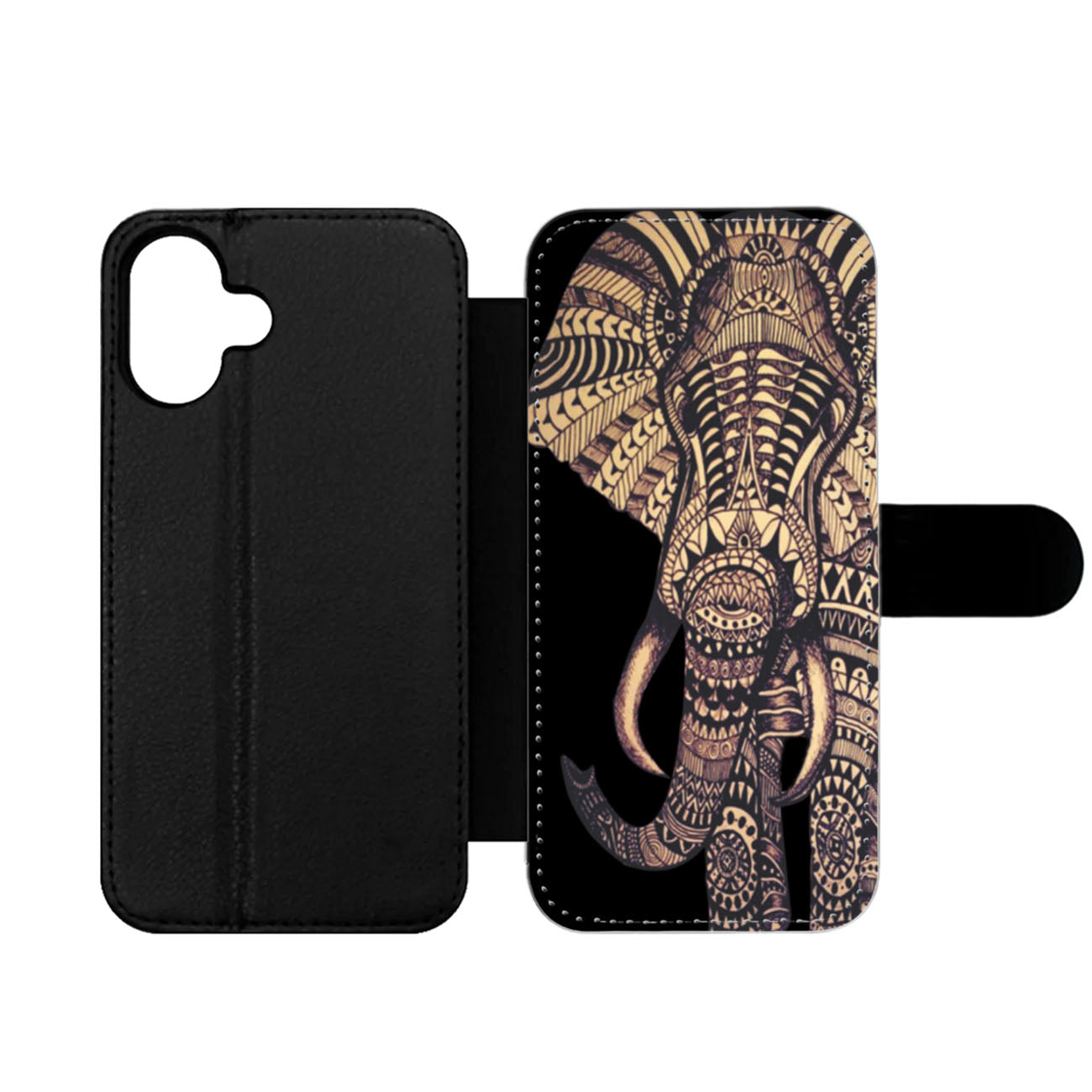 Aztec Elephant Wallet iPhone Case