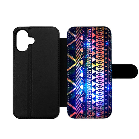 Aztec Galaxy Nebula 1 Wallet iPhone Case