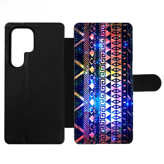 Aztec Galaxy Nebula 1 Wallet Samsung Case