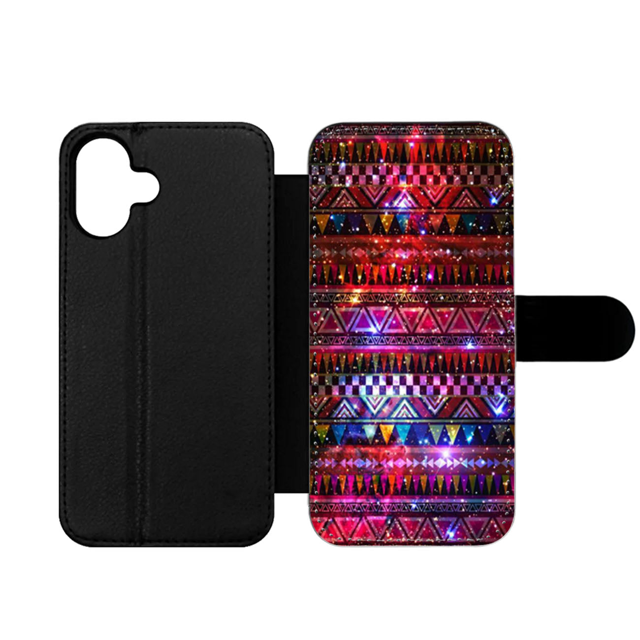 Aztec Galaxy Nebula Two Wallet iPhone Case