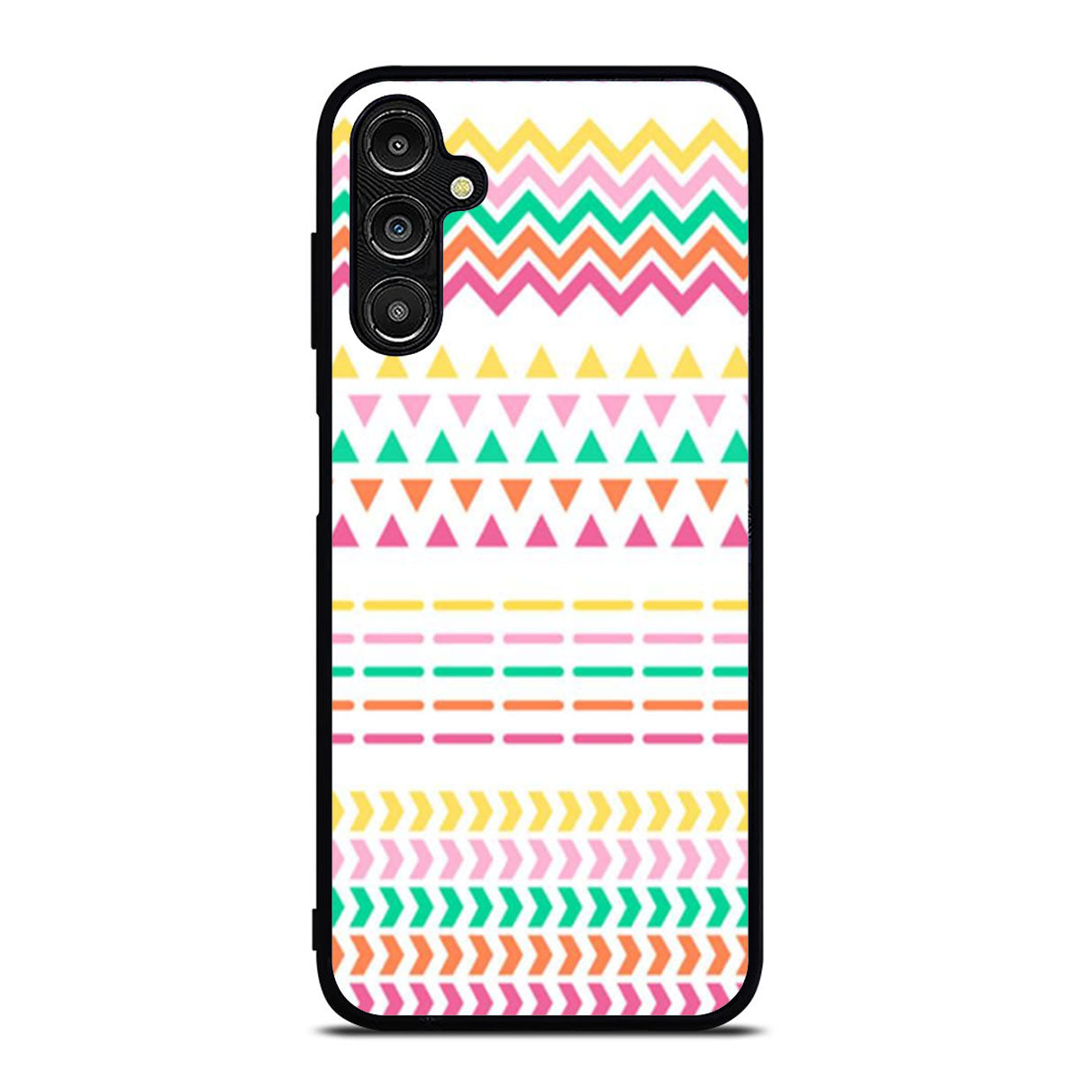 Aztec Geometric Tribal Pink Orange White Samsung A16 Case