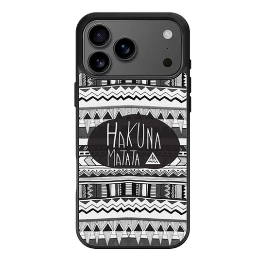 Aztec Hakuna Matata iPhone 17 Pro Max Case