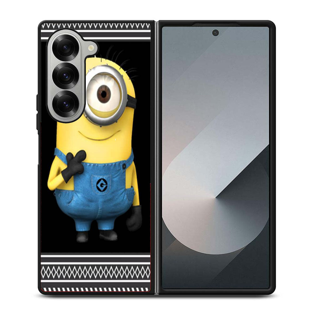 Aztec Pattern Despicable Me Samsung Z Fold 6 Case